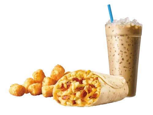 Sonic Bacon Breakfast Burrito Combo