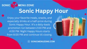 Sonic Happy Hour Time