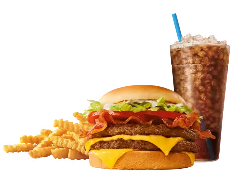 SuperSONIC Bacon Double Cheeseburger Combo