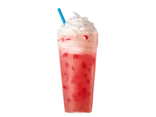 Sonic Strawberry Shortcake Snowball Slush Float