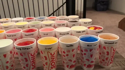 Sonic Slush Menu
