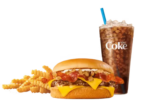 Sonic Garlic Butter Bacon Cheeseburger Combo